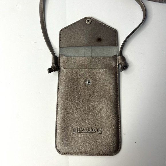 Silverton Casino Touch Screen Cell Phone Tan Cross-body Wallet shoulder bag - Picture 5 of 9